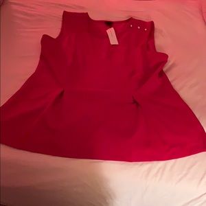 Ann Taylor peplum top